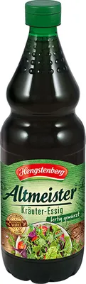 Produktbild von Hengstenberg Altmeister Kräuter Essig in der PET Flasche 750ml