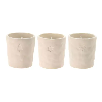 Image de Porte-bougies de Noël blanc, 12pcs.