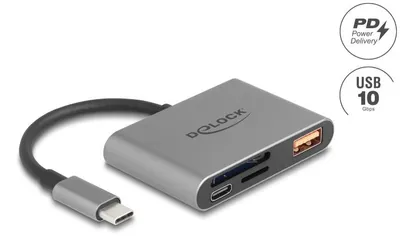 Immagine prodotto di DELOCK USB-C Card Reader für SD und Micro SD Speicherkarten