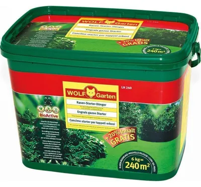 Produktbild von Wolf-Garten Rasen-Starter-Dünger für neuen Rasen LH 240, 6 kg; 352703