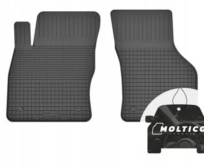Image de Tapis de sol en caoutchouc avant avec bordure, adaptés à toutes les saisons, pour Volkswagen Golf VIII (à partir de 2020)