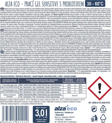 Produktbild von AlzaEco Sensitive Waschgel mit Probiotika 3 l (60 Wäschen)