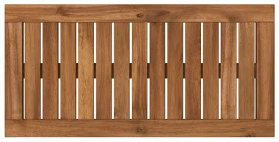 Imagen del producto de Tablero de mesa: 60,5 x 30 x 2 cm. Forma rectangular. Madera maciza de acacia