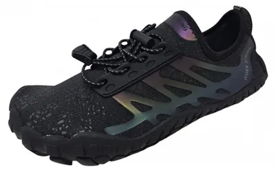 Produktbild von Rock Spring Barfußschuh sportlicher Schnürer Schwarz in Gr. 40