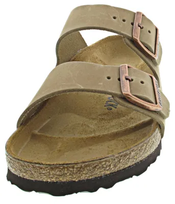 Produktbild von Birkenstock Arizona Vetleer Tobacco Brown Normaal - Pantoffel - 352201