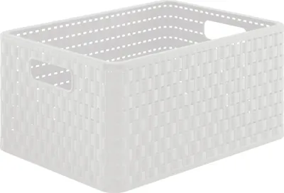 Produktbild von Korb DIN A4, 18 l COUNTRY, Farbe:Weiß