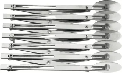 Produktbild von LAUTERJUNG  Teigschneider 18/10 NC, 7 glatte Messer, Länge: 250 mm, ø: 90 mm