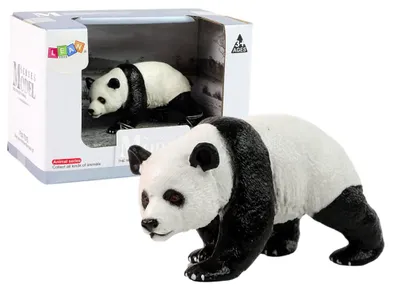 Productafbeelding van Lean Toys verzamelbeeldje: Grote panda-knuffelbeer