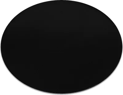 Immagine prodotto di Tappeto da lavaggio moderno LINDO cerchio nero, antiscivolo, a pelo lungo nero ruota 200 cm