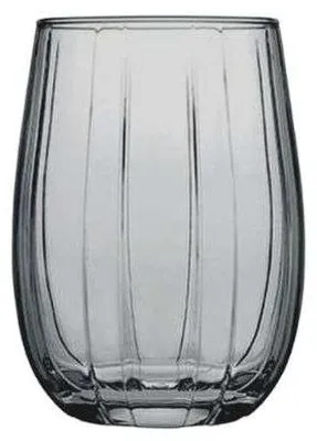 Immagine prodotto di Pasabahce Linka 420405 Set di 3 bicchieri scuri bicchieri d'acqua corti 380ml grigio