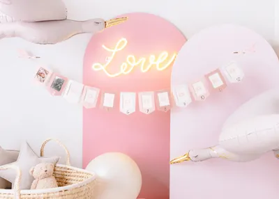 Produktbild von PartyDeco FB194, Spielzeugballon, Folie, Pink, Abbildung, Party, Universal
