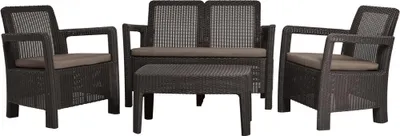 Produktbild von Gartengarnitur KETER TARIFA Lounge Garnitur - Braun