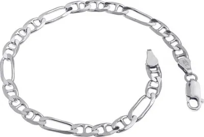 Produktbild von SILBERKETTEN STORE Figaruccikette Armband 5,5mm - 925 Silber, Länge wählbar von 16-25cm - 17cm