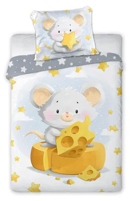 Produktbild von Babybettwäsche 100x135 Kuschelmaus