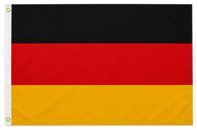 Produktbild von Flagge Deutschland 90 x 150 cm - Fahne- reißfest - rissfest - Hissfahne- Hissflagge - Sturmflagge -zum hissen -