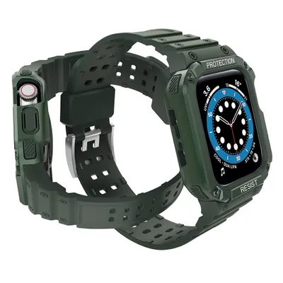 Obrázok produktu pre Ochranný remienok puzdra Band pre Apple Watch 7/6/5/4/3/2/Se 45/44/42Mm Green