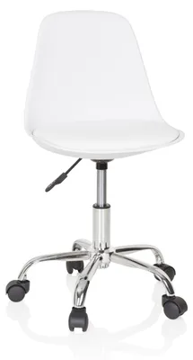 Produktbild von hjh OFFICE Kinderdrehstuhl FANCY II Schreibtischstuhl für Kinder höhenverstellbar ohne Armlehnen Kunstleder