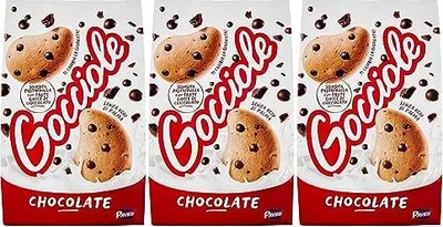 Produktbild von PAVESI Gocciole Chocolate - Kekse mit Schokoladenstückchen 500g (Gocciole, x3)