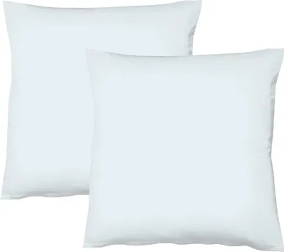Produktbild von JACK by Fleuresse 2er Set Renforcé Kissenhülle Kissenbezug Dekokissen Baumwolle weich, Farbe:Silber, Größe:40 x 40 cm