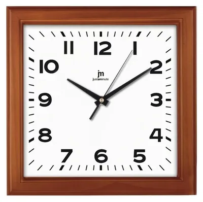 Produktbild von Lowell 21038C Wand- /Tischuhr Mechanische Uhr Quadratisch Walnuss