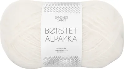 Produktbild von Sandnes Borstet Alpakka 50g Weiß 1001