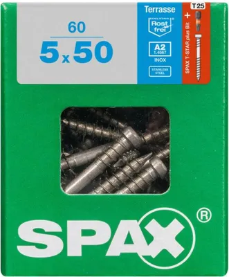 Produktbild von Spax Terrassenschrauben 5.0 x 50 mm TX 25 - 60 Stk.