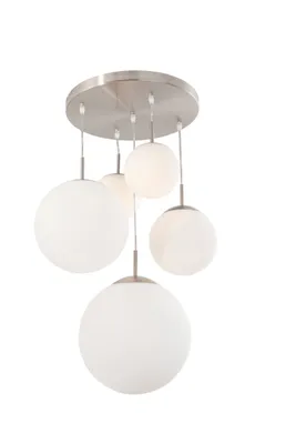 Produktbild von Steinhauer - hängeleuchte - Bollique - stahl - glas metall - Ø 60cm - E27 - 7376ST
