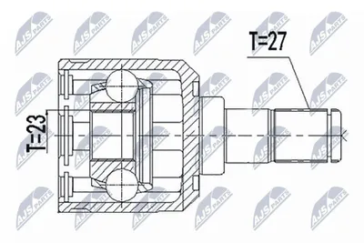 Produktbild von NTY Gelenksatz Antriebswelle Hinten Links Hinten Rechts für HYUNDAI TUCSON (JM) NPW-HY-596