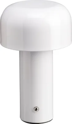 Produktbild von Luxus - Tischlampe Touch - Luna - Weiß - H20 x Ø10