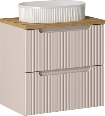 Produktbild von Waschtisch 60.4cm Riva mit 2 Schubladen, Kaschmir