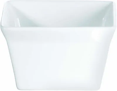 Produktbild von Souffléform aus Porzellan hitzebeständig weiß 10 cm