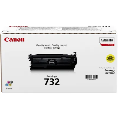 Obrázok produktu pre Canon 732Y, 6400 strany, Žltá, 1 kusov