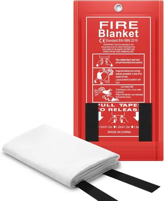 Image de Couverture anti-feu ignifuge, 122 x 122 cm, pour la cuisine