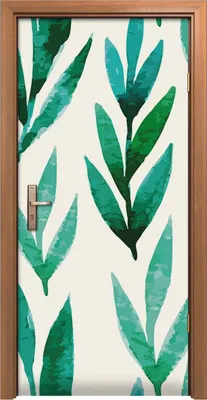 Produktbild von Türposter 90x200 cm Türaufkleber Türtapete Türfolie Klebefolie Kunstdruck handgezeichnetes Blatt