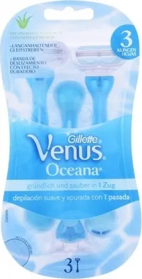 Produktbild von Gillette Venus Oceana 3 Damen Einwegrasierer mit Komfortklingen Rasiergelkissen