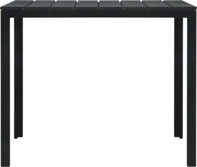 Obrázek produktu pro vidaXL Konferenční stolek černý 78x78x74 cm HDPE vzhled dřeva