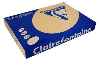 Produktbild von Clairefontaine Trophée 1276C Aprikose 120g/m² DIN-A3 - 250 Blatt