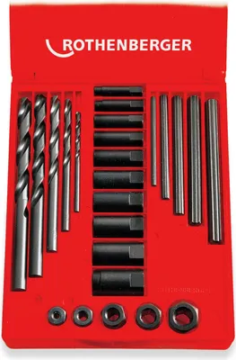 Immagine prodotto di Set di svitatura ROTHENBERGER, misura 2, M5-M16, 25 pezzi - 71311