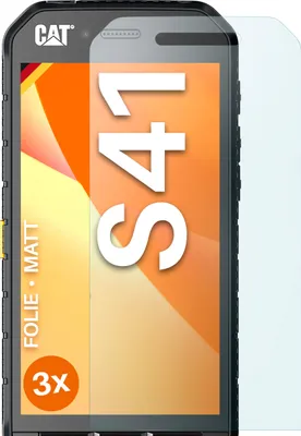Produktbild von moex® 3x Schutzfolie kompatibel mit CAT S41 - Displayschutzfolie Anti Reflex Folie, Matt
