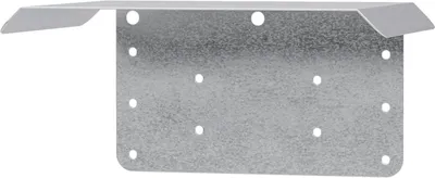 Immagine prodotto di Alberts 355302 Casetta per uccelli con tetto protettivo trapezoidale, cassetta nido in acciaio zincato sendzimir, nido per uccelli da appendere o appoggiare, dimensioni 210 x 150 x 100 mm