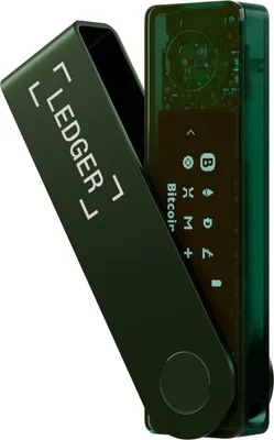 Obrázok produktu pre Ledger Nano X, Bitcoin, Dash, Dogecoin, Ethereum, Litecoin, NFT, EAL5+, Hardvérová peňaženka USB, Zelená, Plast, Nerezová oceľ, Bluetooth + USB