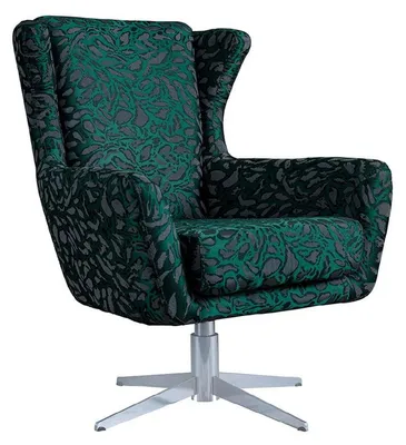 Obrázek produktu pro Křeslo látka obývací pokoj polyester design zelená moderní křeslo křeslo