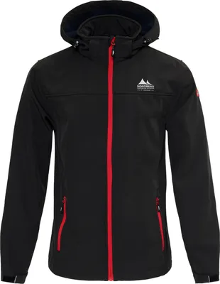 Produktbild von Nordberg Mats - Softshell Outdoor Sommerjacke Herren - Schwarz Melange - Größe XXL