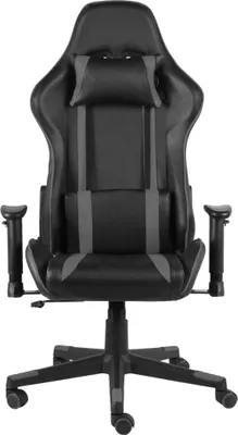 Produktbild von vidaXL Gaming-Stuhl Drehbar Grau PVC