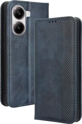 Produktbild von Xiaomi Poco X7 Pro Hülle - Coverup Vintage Style Klapphülle - Blau