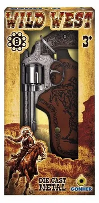 Produktbild von Gonher METALLREVOLVER mit Holster Cowboy 201/0