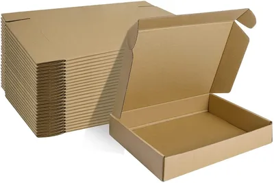Immagine prodotto di Piccole scatole per spedizioni - 25 pezzi, scatole di cartone pieghevoli