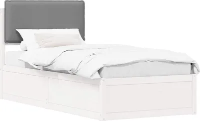 Obrázok produktu pre Rám postele s čalúneným čelom Svetlosivá 80 x 200 cm