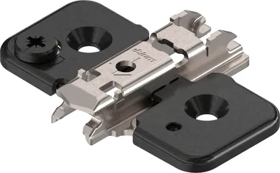 Immagine prodotto di BLUM CLIP ONYX piastra di montaggio a croce eccentrica, acciaio, viti, distanza 0 mm