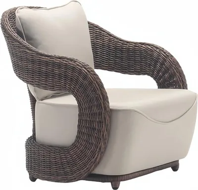 Produktbild von Sessel Beige Terrasse Design Elegantes Möbel Modern 1 Sitzer Sessel